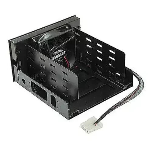 EverCool Dual 5.25 in. Drive Bay to Triple 3.5 in. HDD Cooling Box