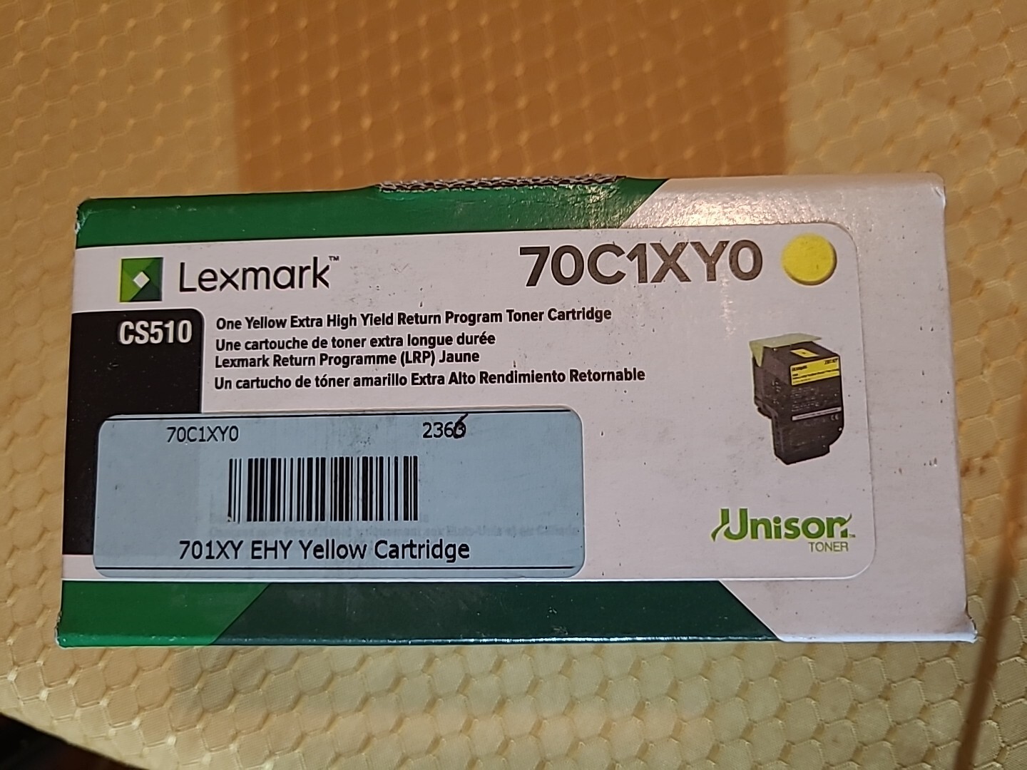 Lexmark 70C1XY0 (YELLOW TONER CARTRIDGE)