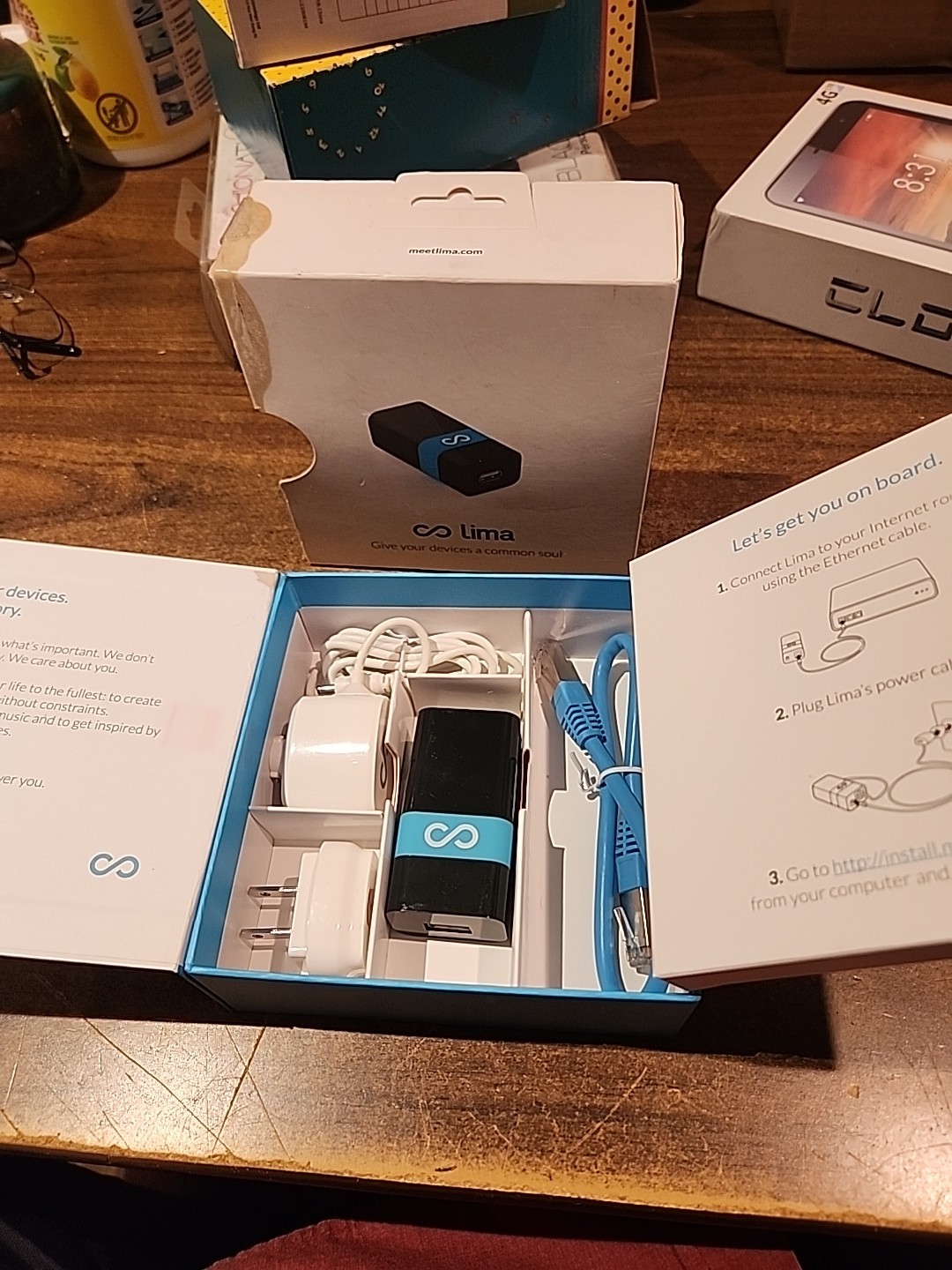 Lima Smart Cloud Sharing USB Device Kit with Earphones Black 