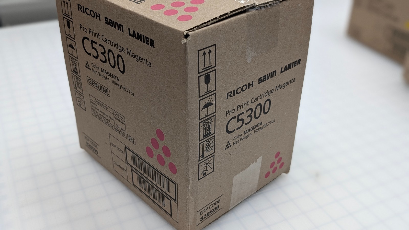 Genuine- New - Ricoh Pro C5300 CYMK Toner Magenta