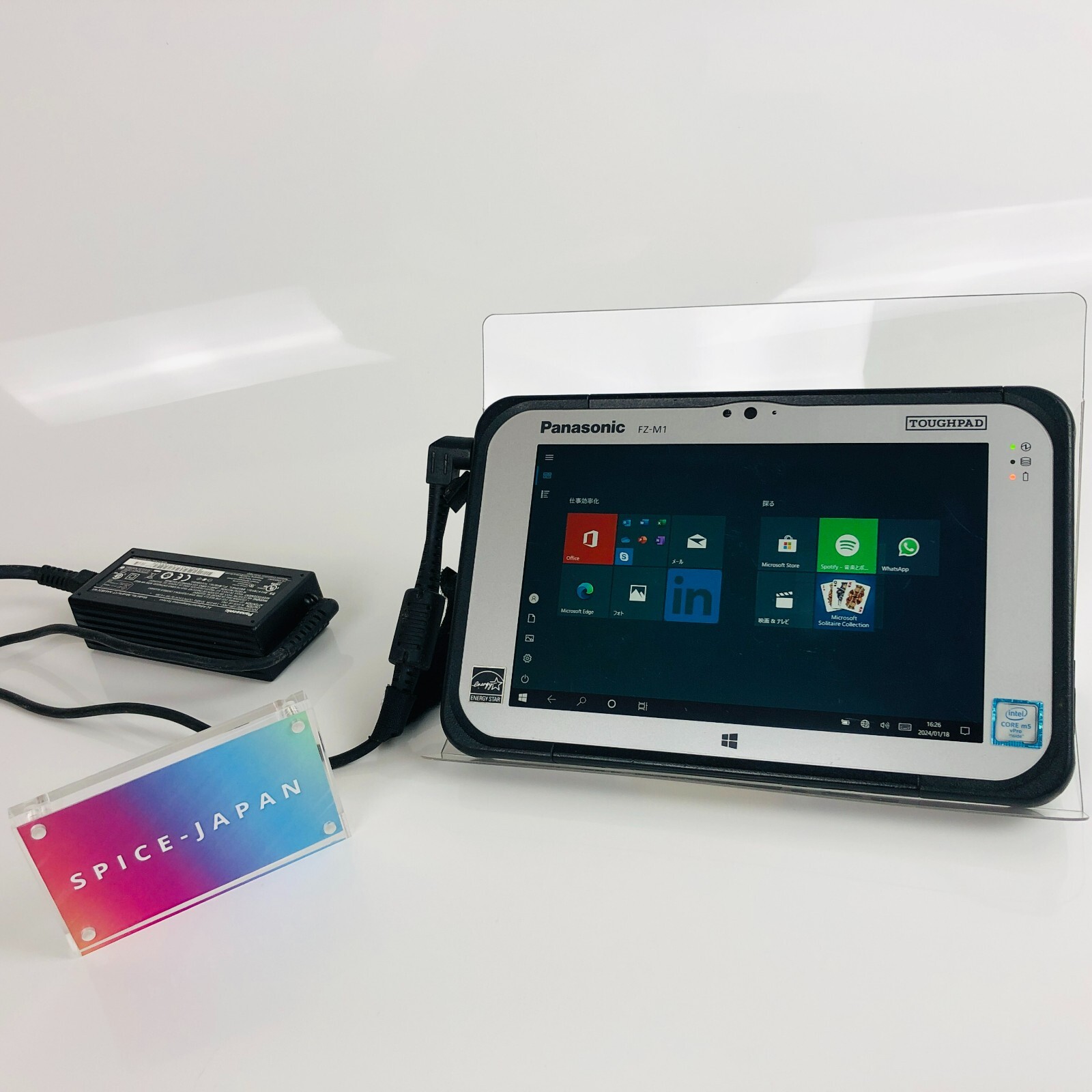 Panasonic TOUGHPAD FZ-M1 Core m5-6Y57 4G SSD:128G Tablet PC Win10 Used