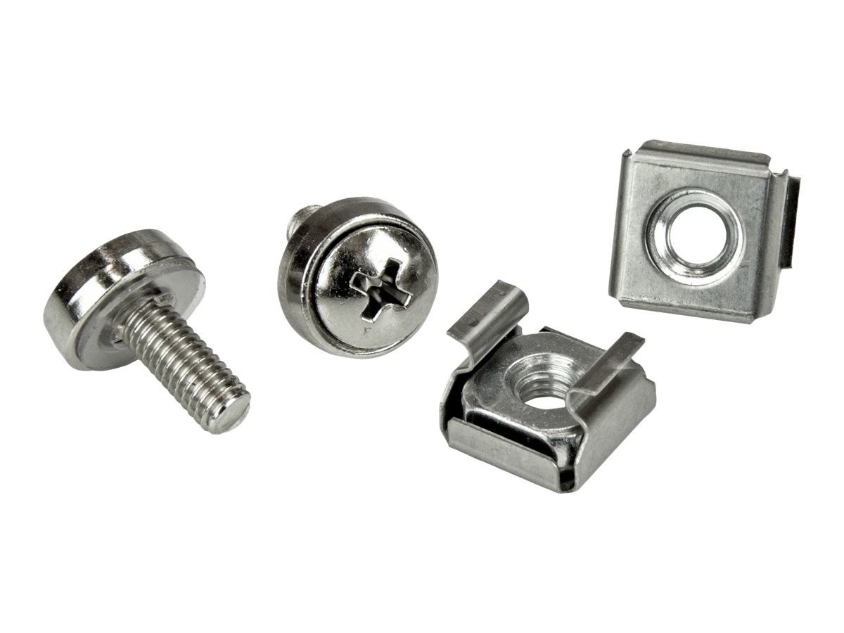 StarTechcom 100 Pkg M5 Mounting Screws and Cage Nuts (CABSCREWM52)