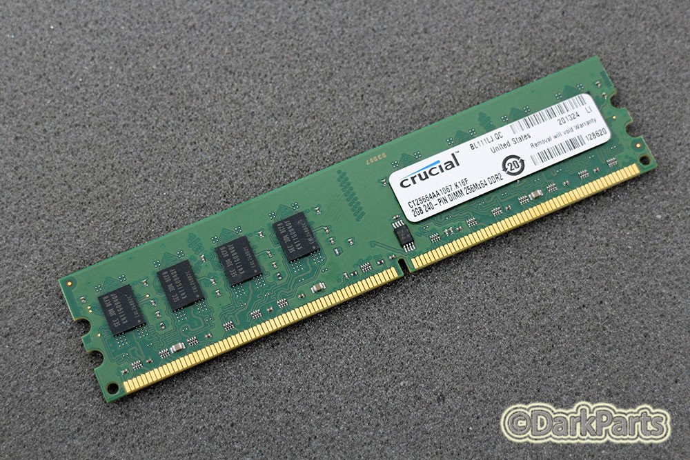 Crucial CT25664AA1067.K16F 2GB Memory RAM