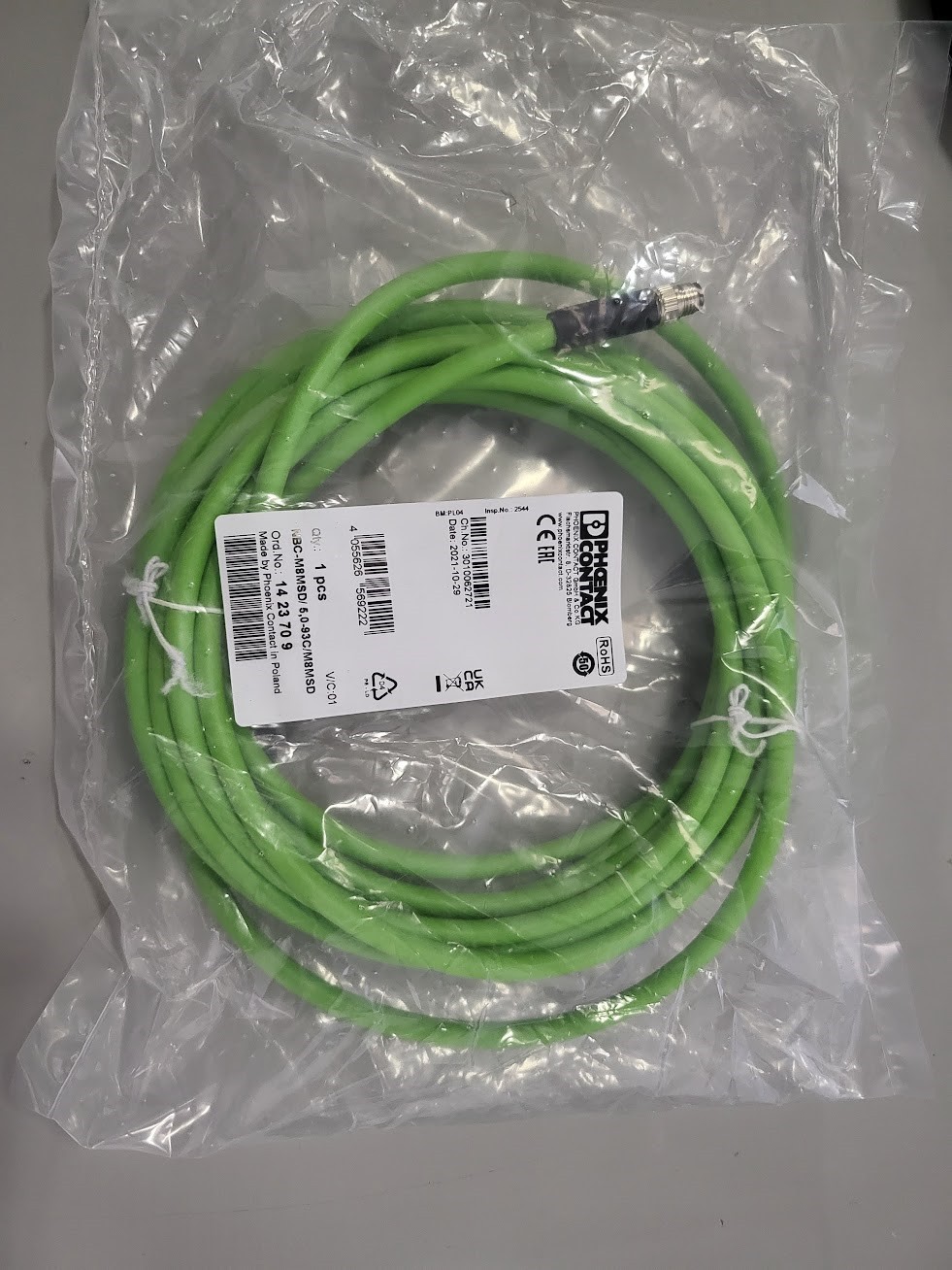 Lot Qty Phoenix Ethernet Cables / Networking Cables NBC-M8MSD/ 5 0-93C/M8MSD
