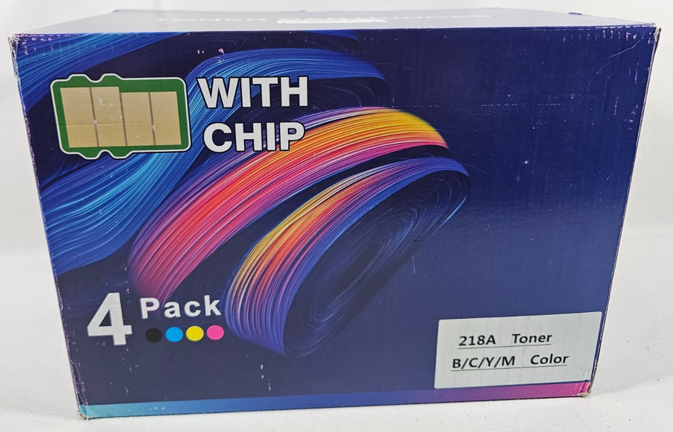 For HP 218A W2180A 4x Toner Cartridge Black Cyan Magenta Yellow 218X W2180X MFP