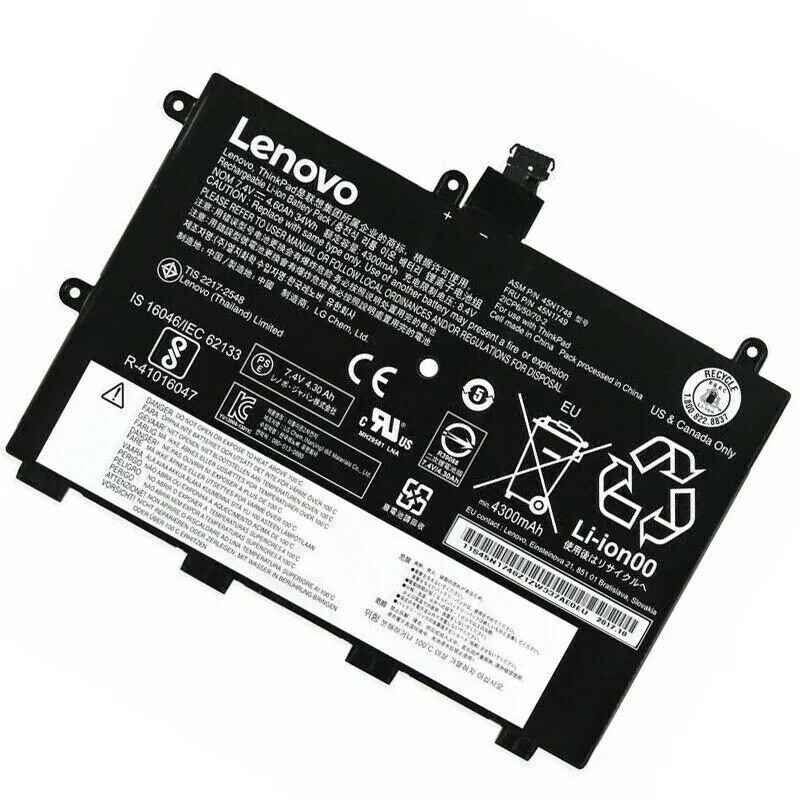 Genuine OEM 45N1750 45N1751 34WH Battery for Lenovo ThinkPad Yoga 11E/ Yoga 11E