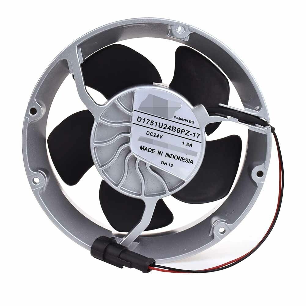 D1751U24B6PZ-17 Cooling Fan for Inverter SERVO 170*50mm 24V 1.8A 2pin