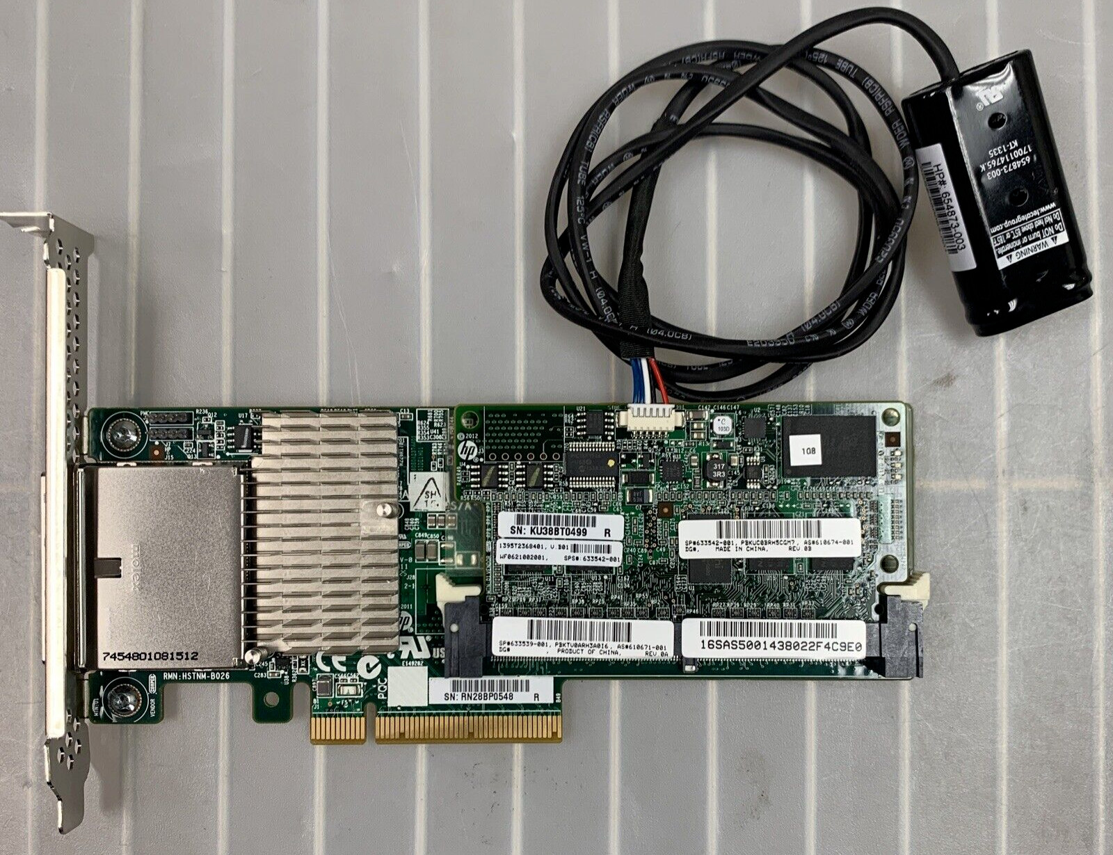 HP 633539-001 Smart Array P421 1GB PCIe x8 SAS RAID Controller Card - 610671-003