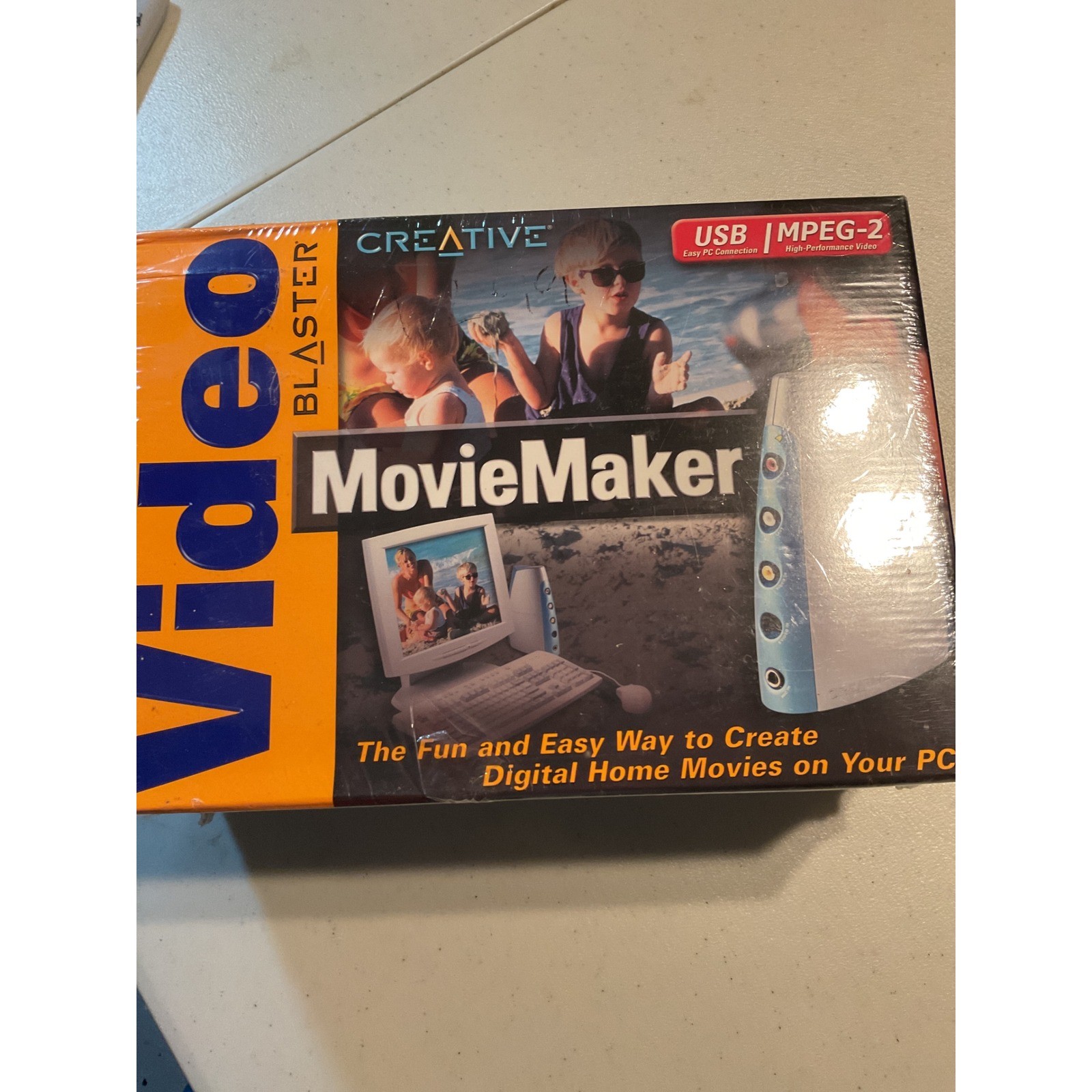 Creative Video Blaster MovieMaker USB MPEG-2 Digital Video Capture Vintage NEW