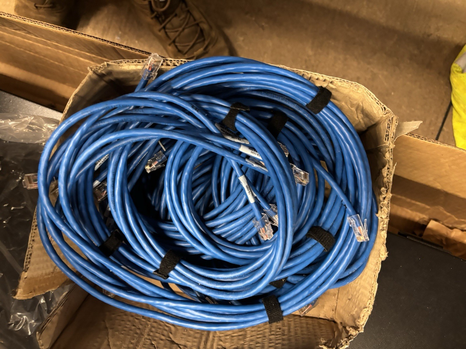 Legrand VS 7 . ft Blue Non Booted C6 CM Patch Cable (QTY 19 )