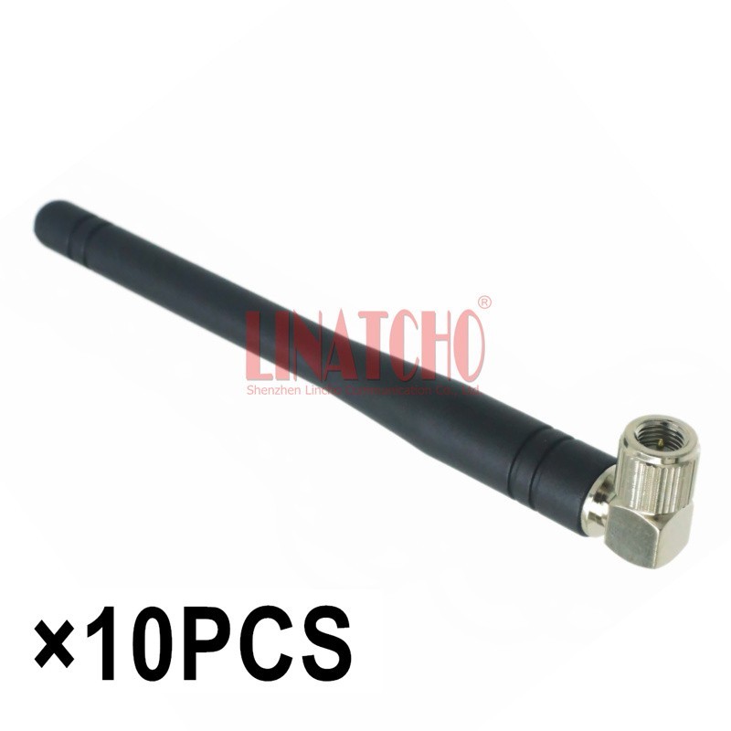 10PCS SMA Male Right Angle 3DB 700-2700MHz 4G LTE Full-band Small AP Antenna