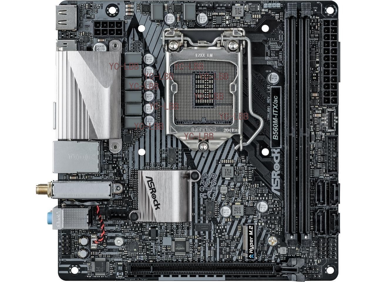 ASRock B560M-ITX/AC Mini LGA1200 ITX Motherboard