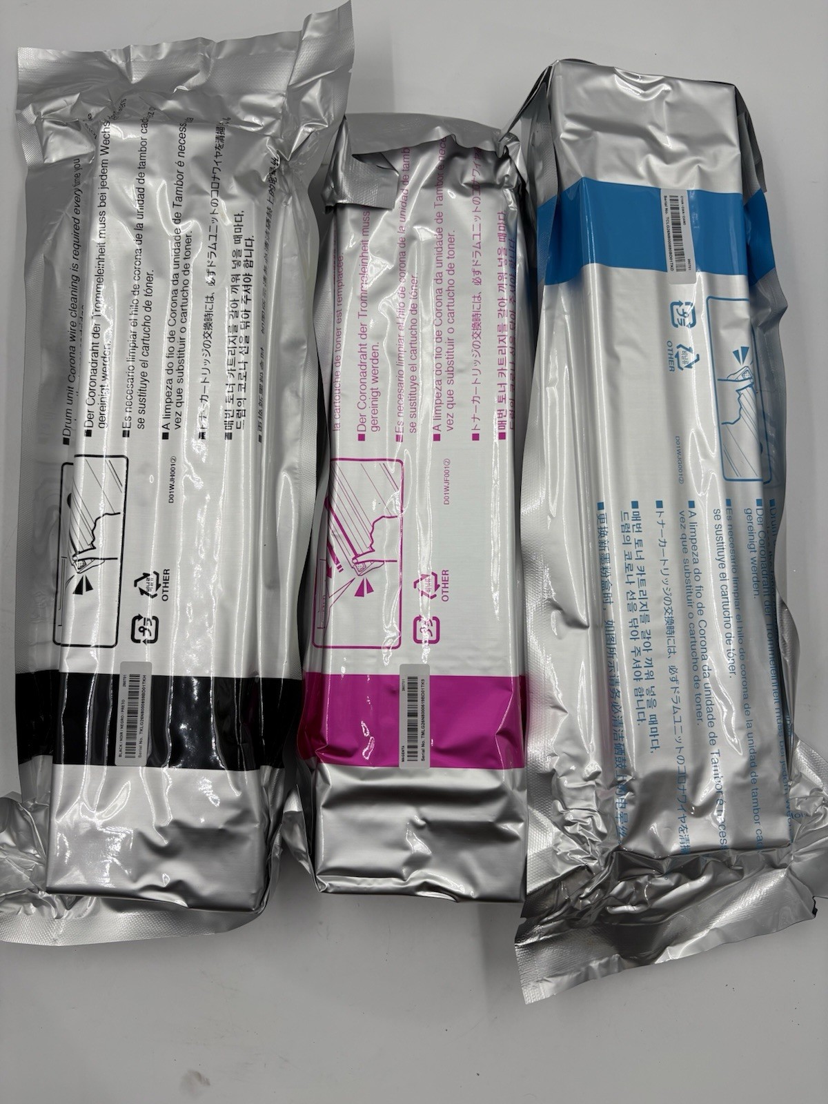 Genuine Brother TN229 Toner 3PK Black Cyan Magenta Sealed OEM