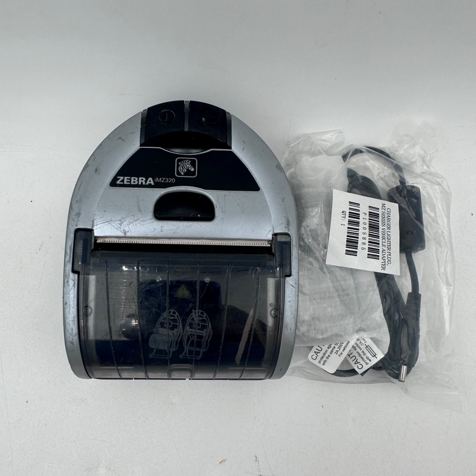 Zebra iMZ320 Mobile Wireless Bluetooth Thermal Receipt POS Printer + Car Charger