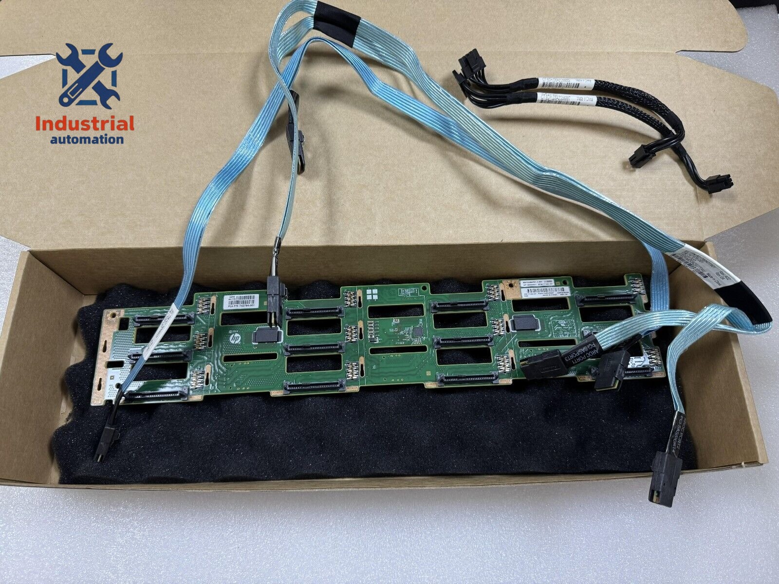 HP DL380 DL388 G9 12X3.5" LFF Backplane Board P440 cables 742794-001 777284-001