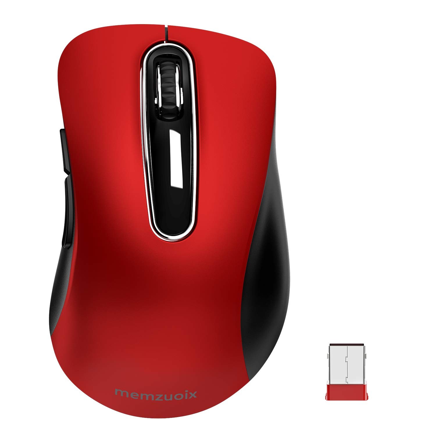 memzuoix 2.4G Wireless Mouse, 1400 DPI Mobile Optical Cordless Mouse with USB...
