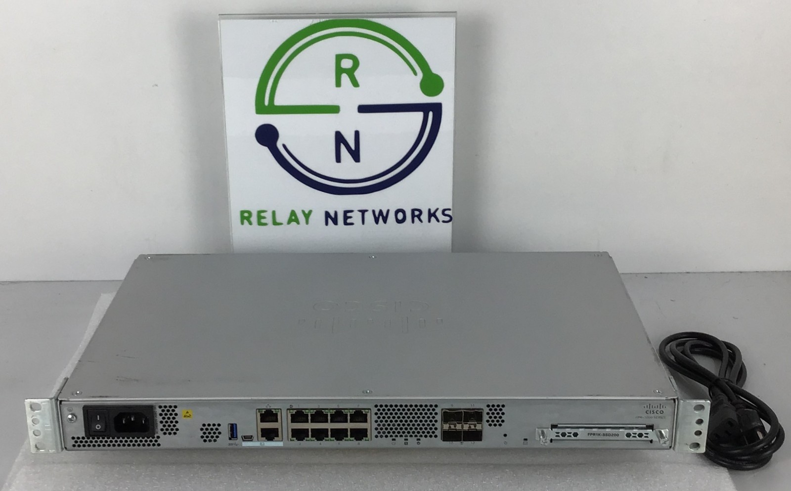 Cisco FPR-1120-ASA with FPR1K-SSD200 Firepower Security Appliance. FPR1120-ASAK9