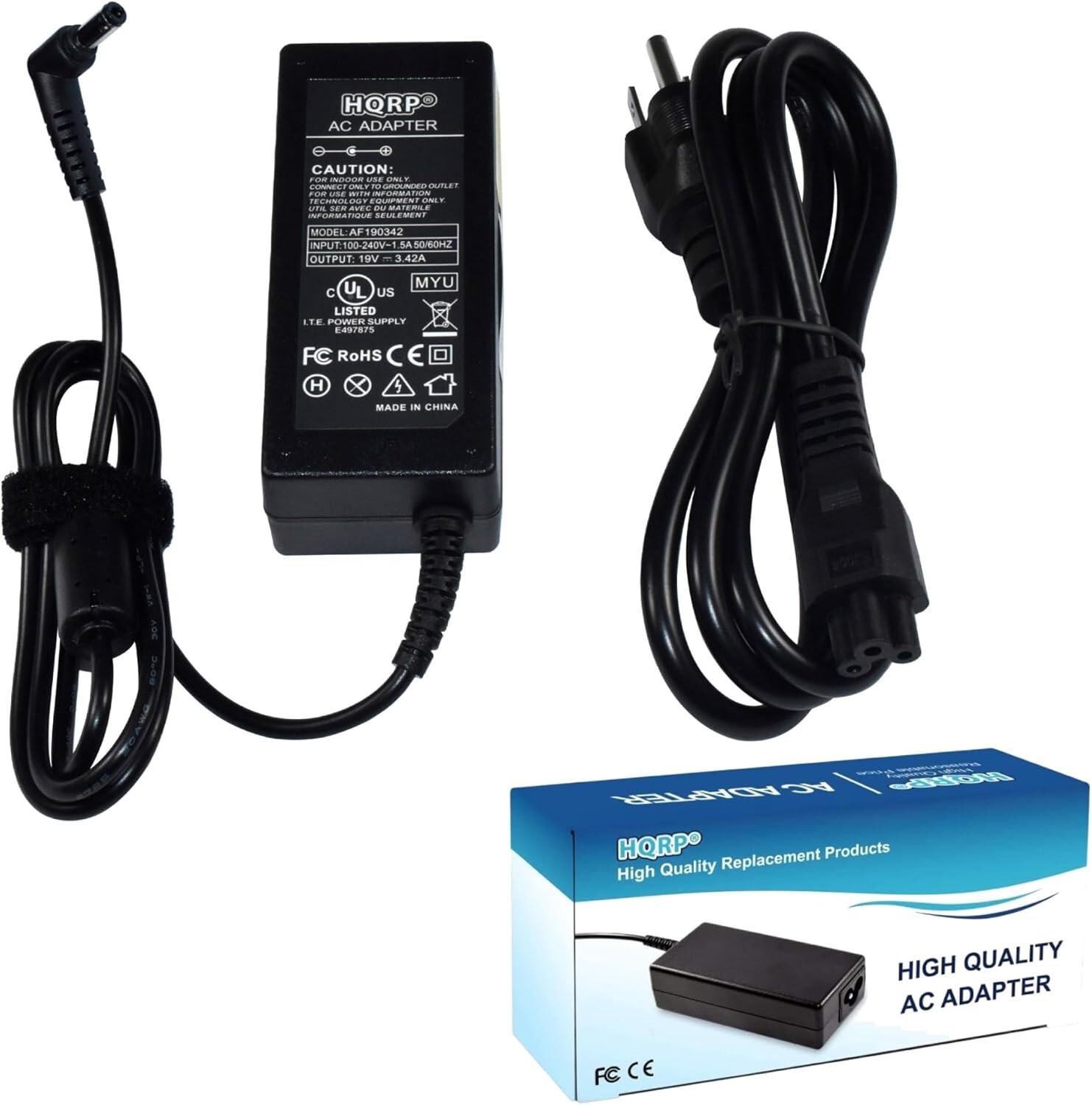 HQRP 65W AC Adapter Power Supply for Intel 82-231-019391 Replacement