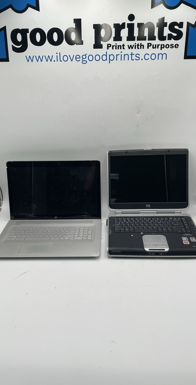 HP Envy 17 17.3" Pavilion ZV6000 AMD Athlon Laptop Lot of 2