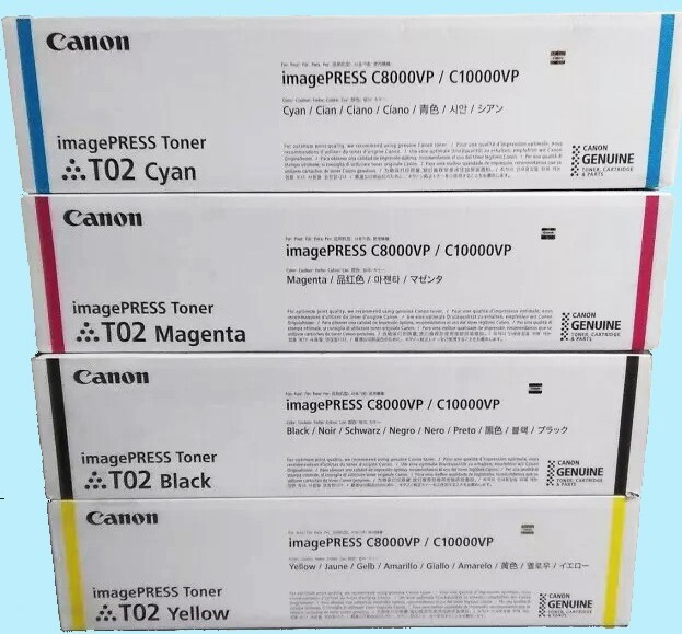 Canon T02 Toner CMYK imagePRESS C10000VP, C8000VP