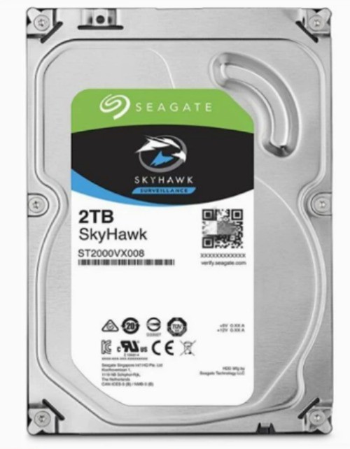 Seagate SkyHawk ST2000VX008 SATA 2TB 3.5" Internal Hard Drive for CCTV DVR NVR