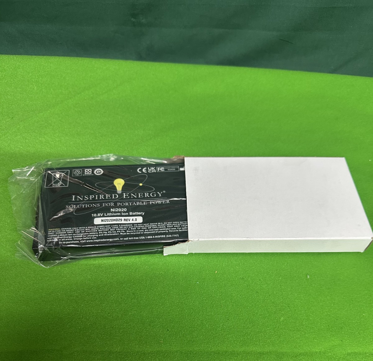 Inspired Energy NI2020HD29 10.8V 94Wh Lithium‑Ion Smart Battery – N Series