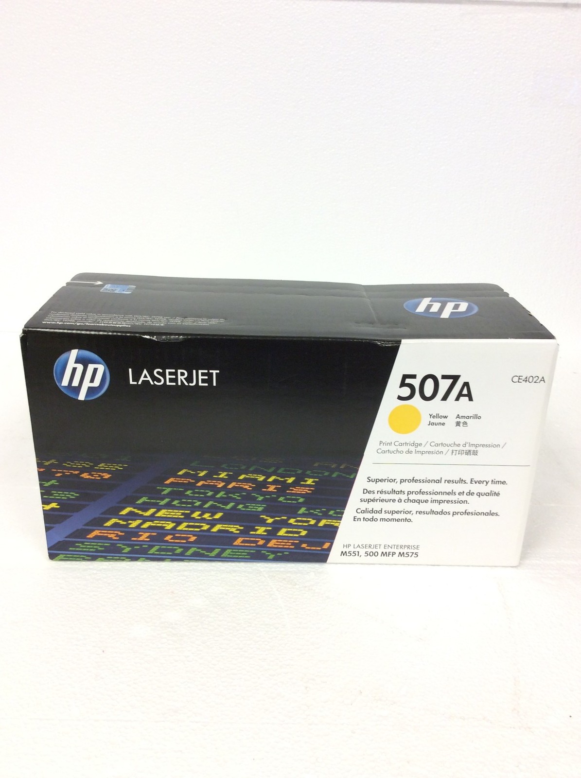 NEW Genuine HP 507A Yellow Toner Cartridge CE402A For M551, 500 MFP M575