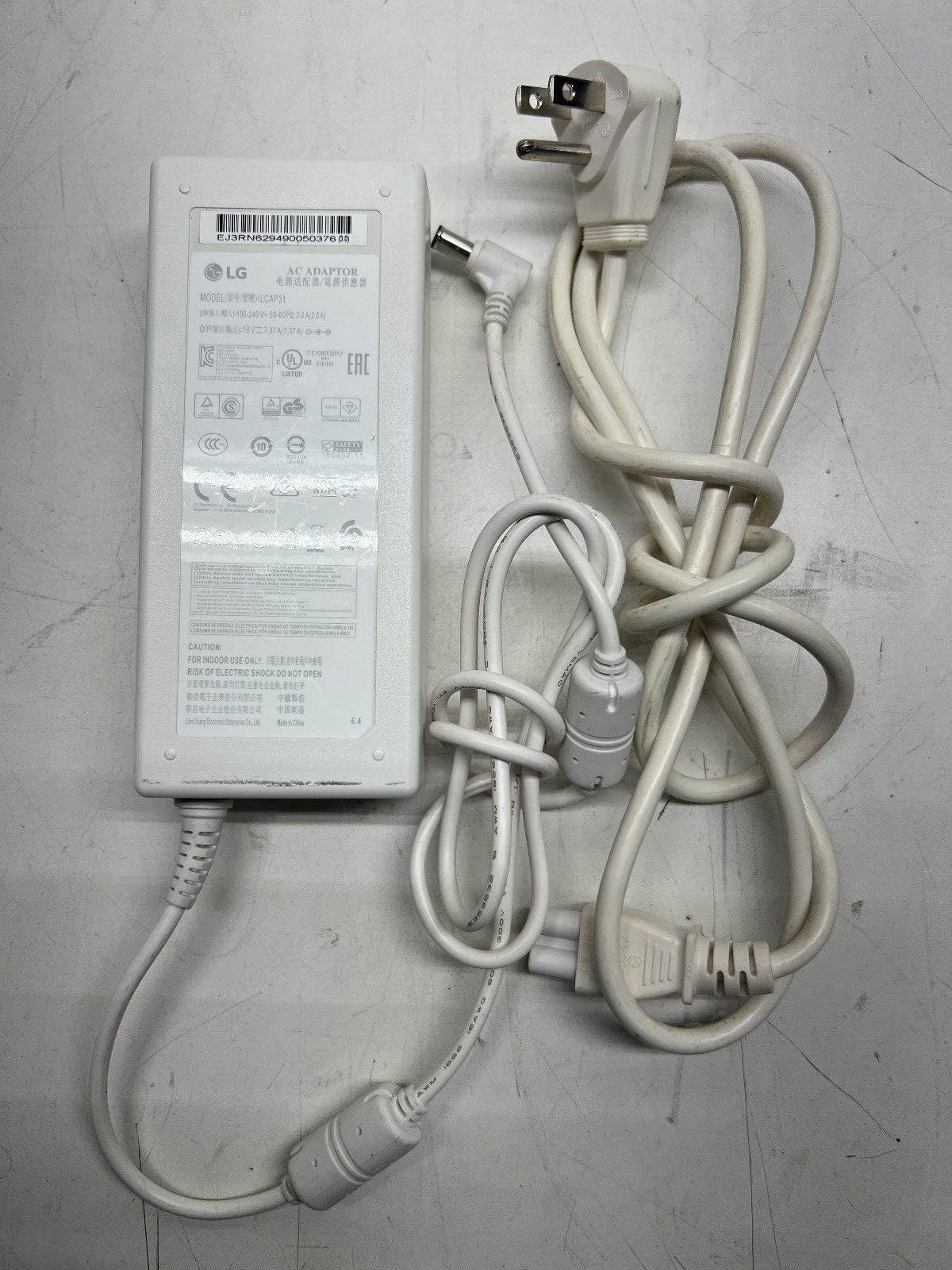 OEM LG 19V 7.37A  LCAP31 AC Adapter for LG 32MU89 34UC97C 34UM95 34UC87M Monitor