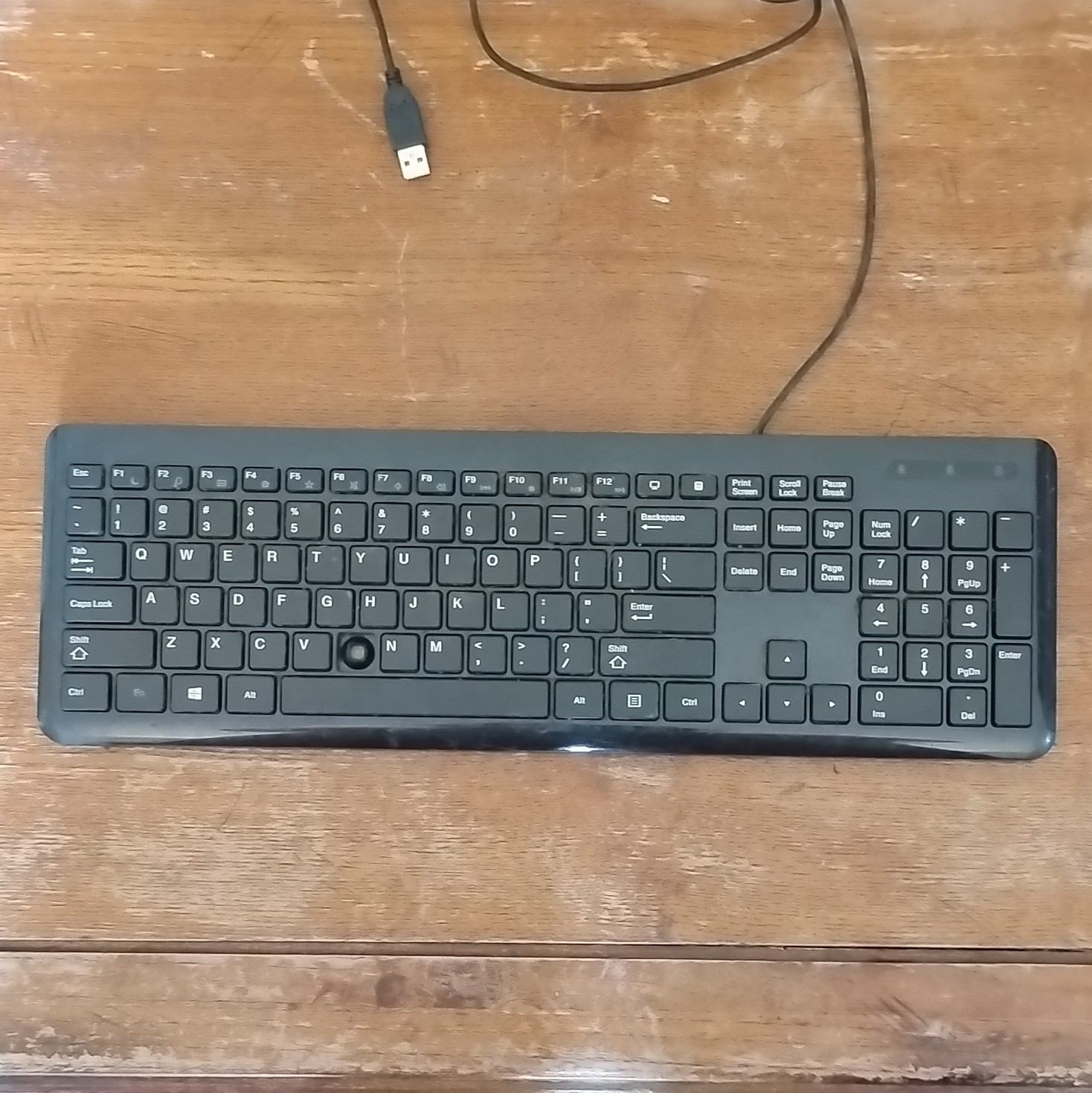 Acer SK-9020 Wired USB Standard Keyboard Black QWERTY English Numeric Keypad