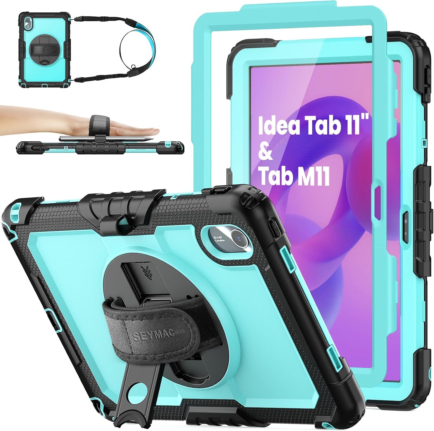 Sleeve for Lenovo Idea Tab 11'' M11 Drop-Proof Protection Cover with Strap