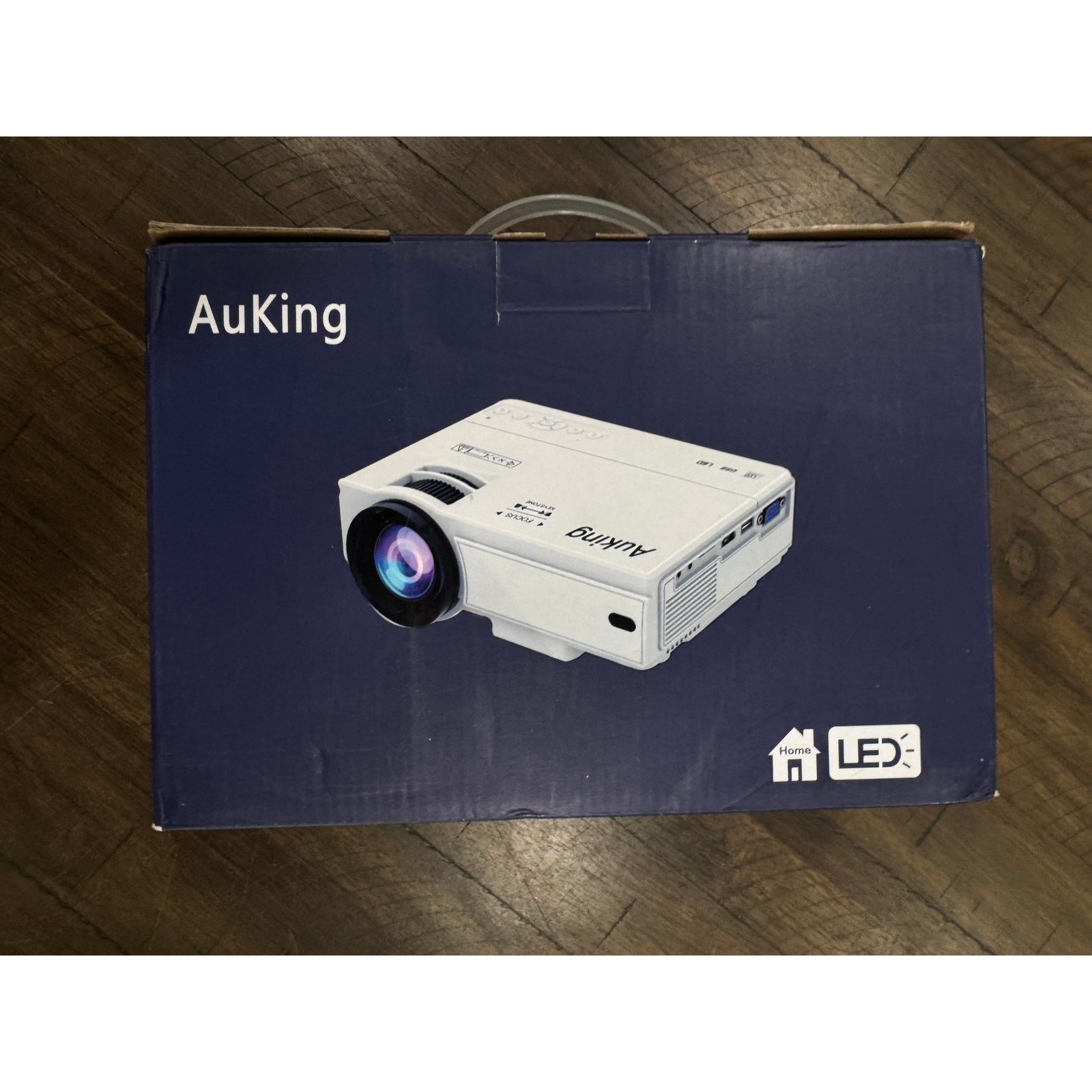 AuKing Mini Projector Model M8-F 1080P Full HD Portable Home Theater HDMI USB
