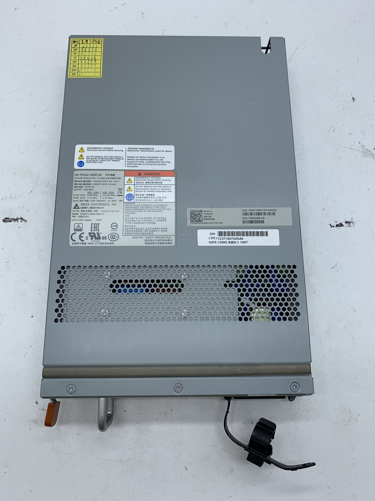 Delta Electronics UD-PSU02-2800-AC 04HY5G Switching Power Supply ~ FREE S/H