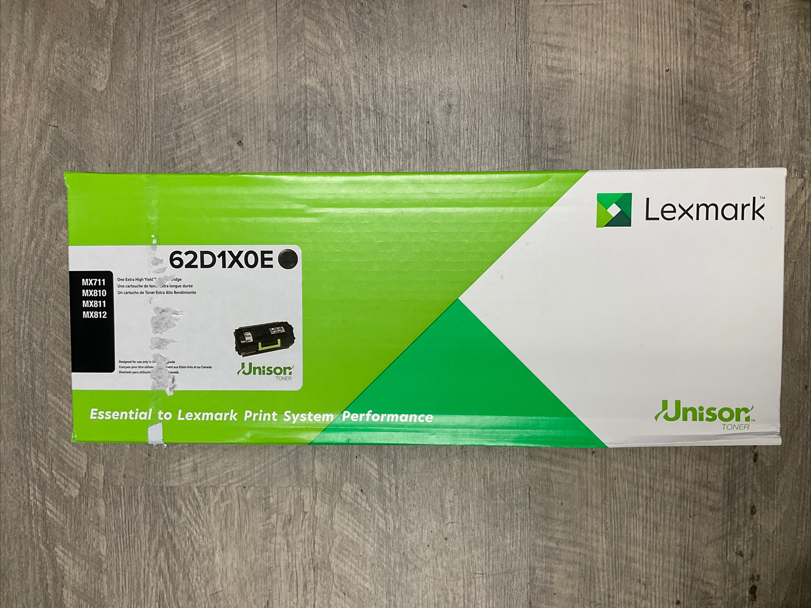 Lexmark 62D1X0E Black Toner Cartridge 62X 621X Extra High Yield MX711 MX810 OEM