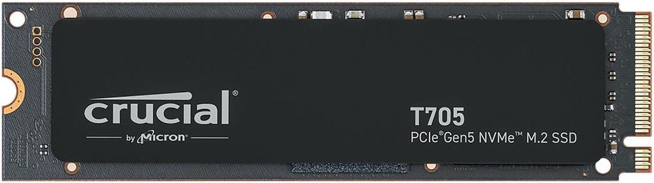 Crucial T705 M.2 2280 1TB 2TB 4TB or Heatsink PCIe 5.0 x4 TLC NAND Internal SSD