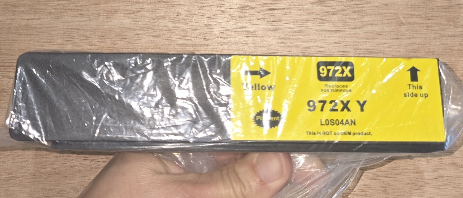 972X HIGH YIELD YELLOW PIGMENT INK CARTRIDGE COMPATIBLE WITH HP PRINTERS-SEALED