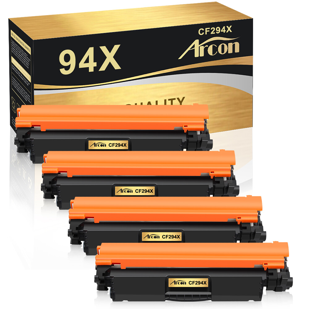 4PK CF294X 94X Toner Cartridge for HP LaserJet Pro M118dw MFP M148dw M148fdw