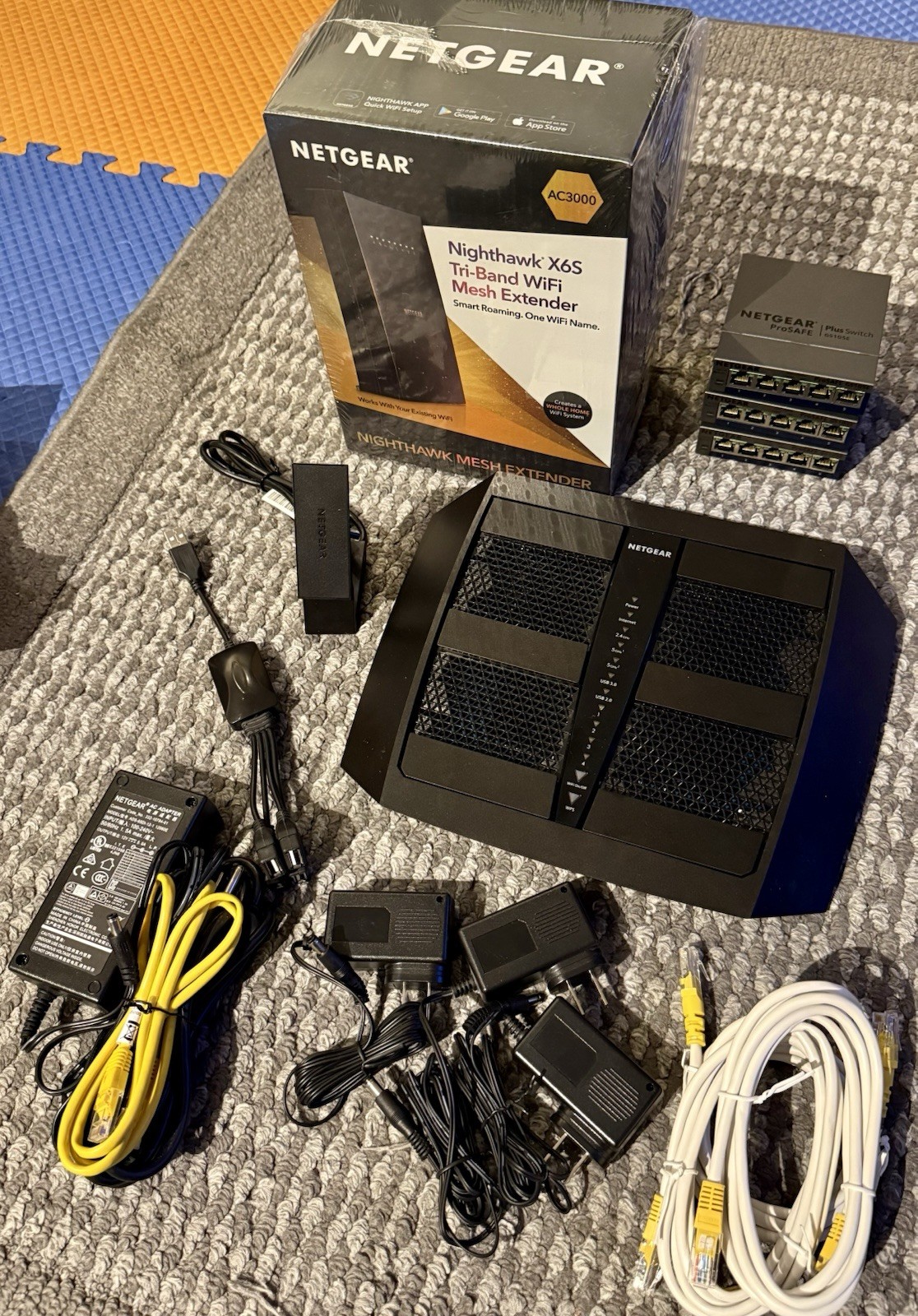 NETGEAR Nighthawk X6, X6S AC3000 EX8000 Mesh Wifi Extender Switch Adapter