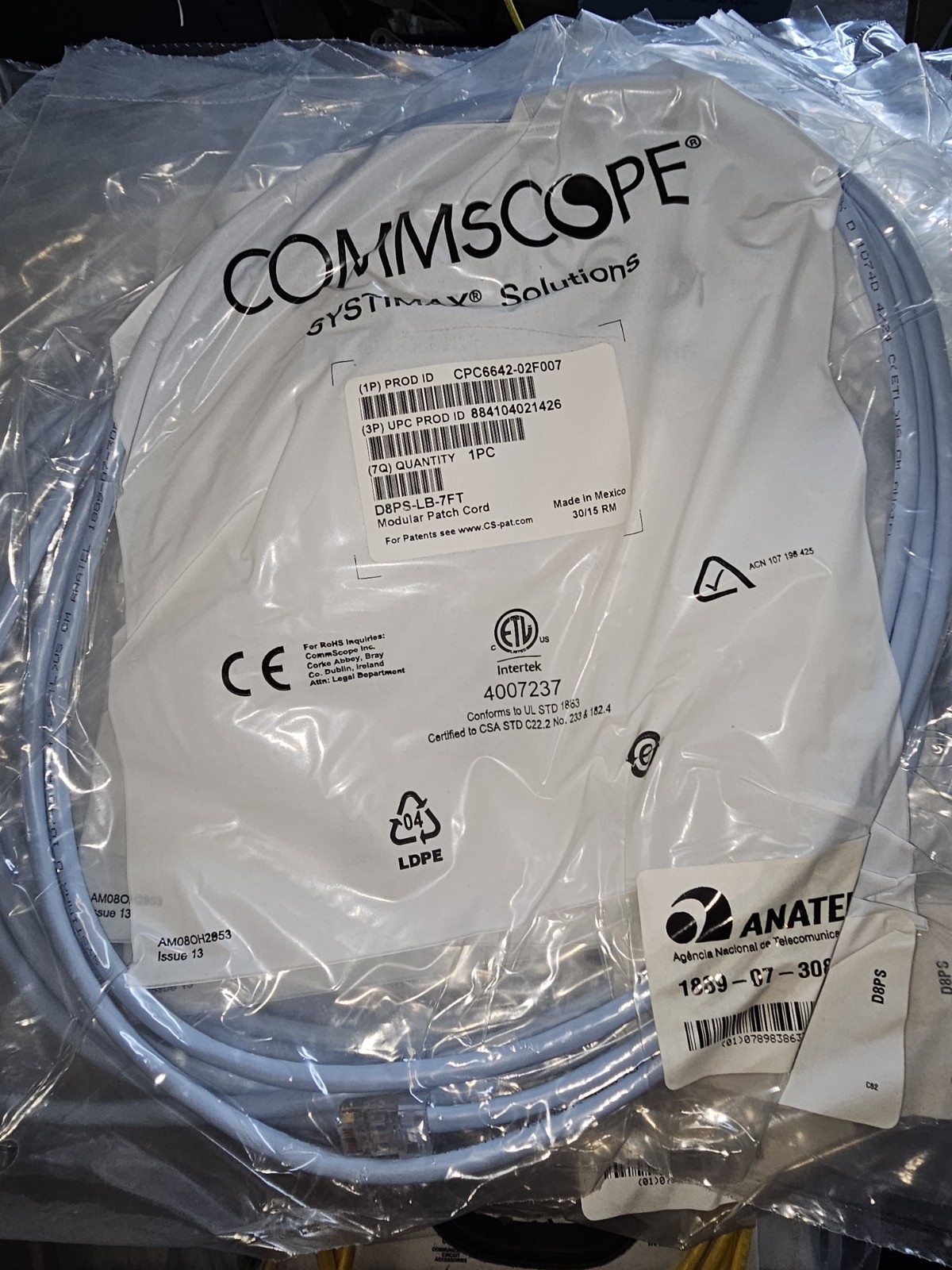 Lot of CommScope SYSTIMAX RJ-45/RJ-45 Modular Patch Cord **SEE DESCRIPTION**
