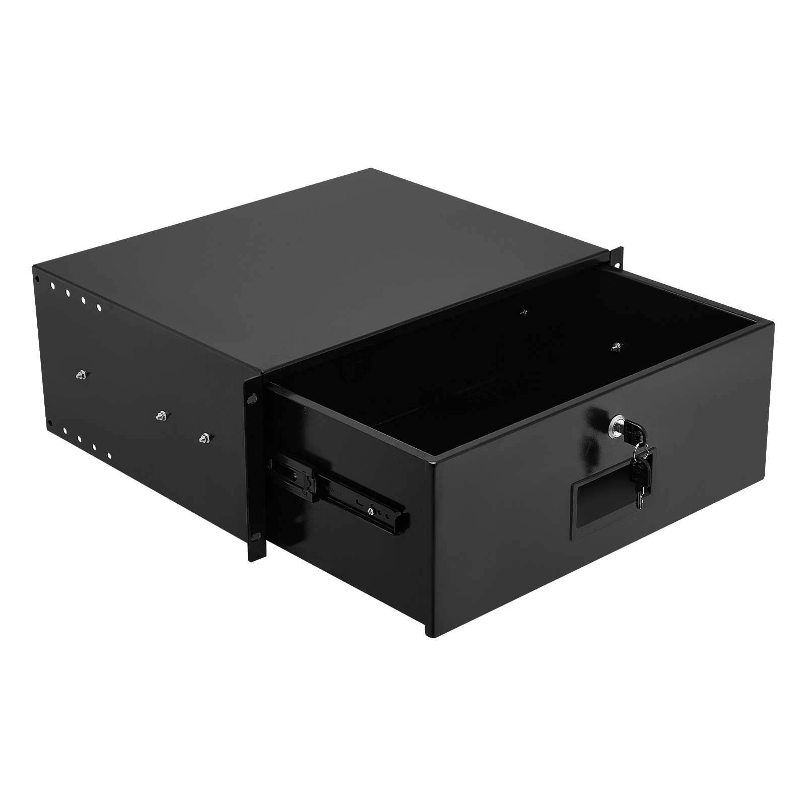 Uimoso 4U Rack Mount Drawer, 50 lbs Capacity, Lockable for 19-Inch Server Racks