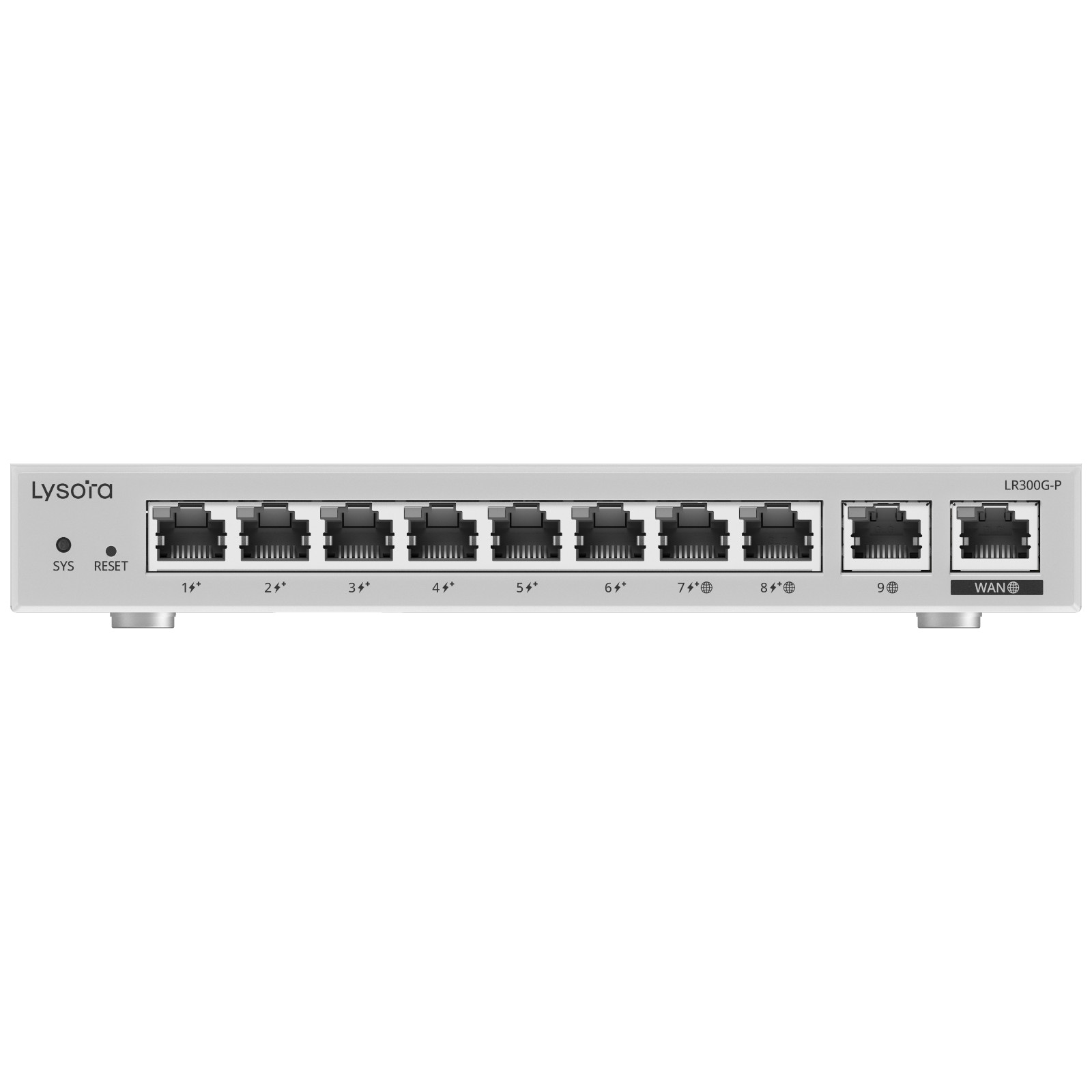 Lysora LR300G-P , 10-port full gigabit router.