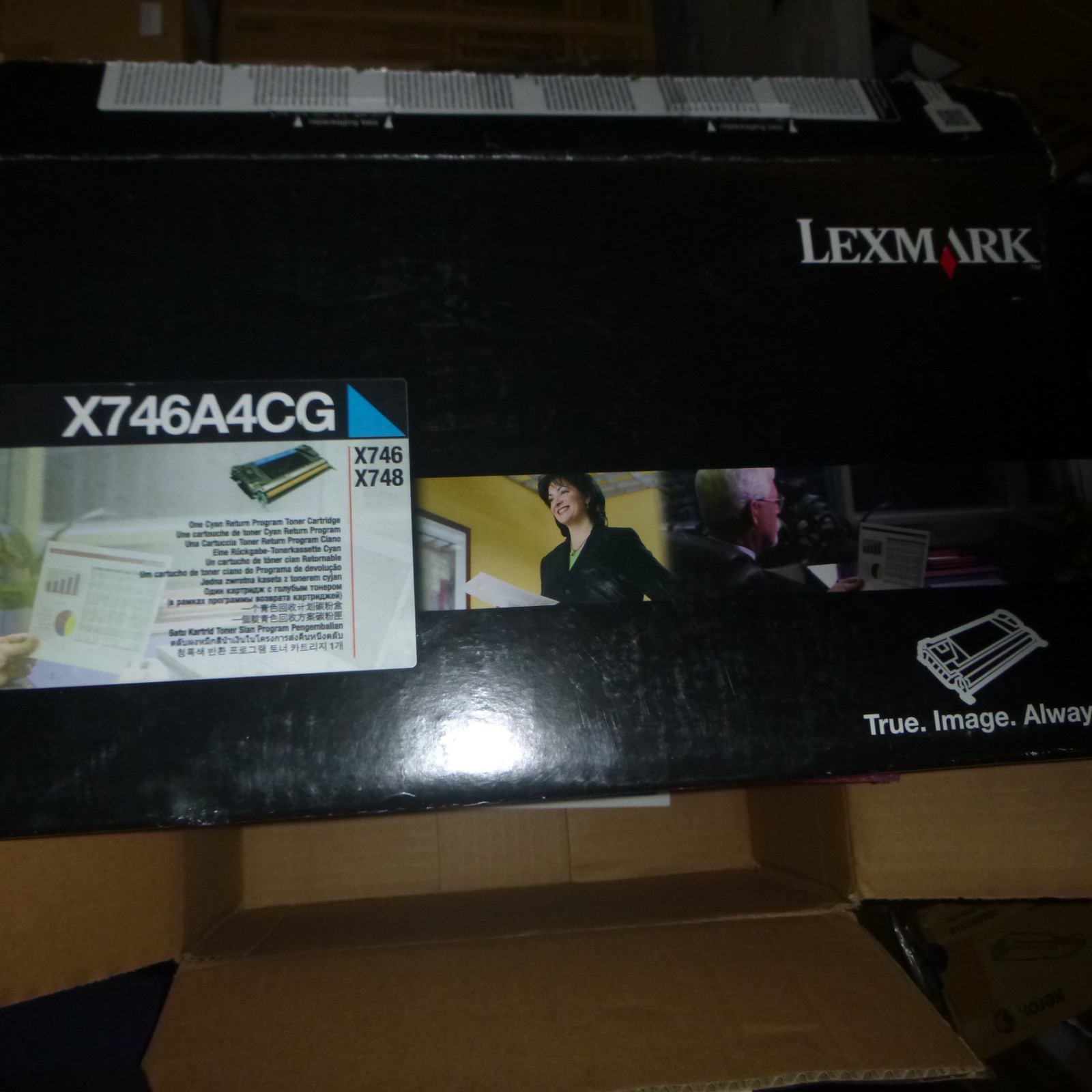 Genuine Lexmark X746A4CG Cyan Toner Cartridge - NEW