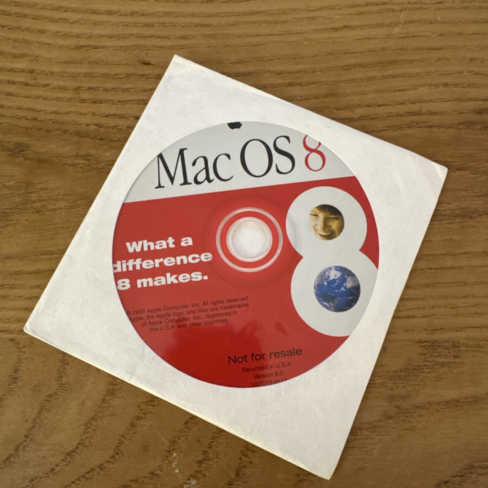 Apple Mac OS 8.0 Ver. 8 Original 1997 CD-ROM Vintage Macintosh Software NFR