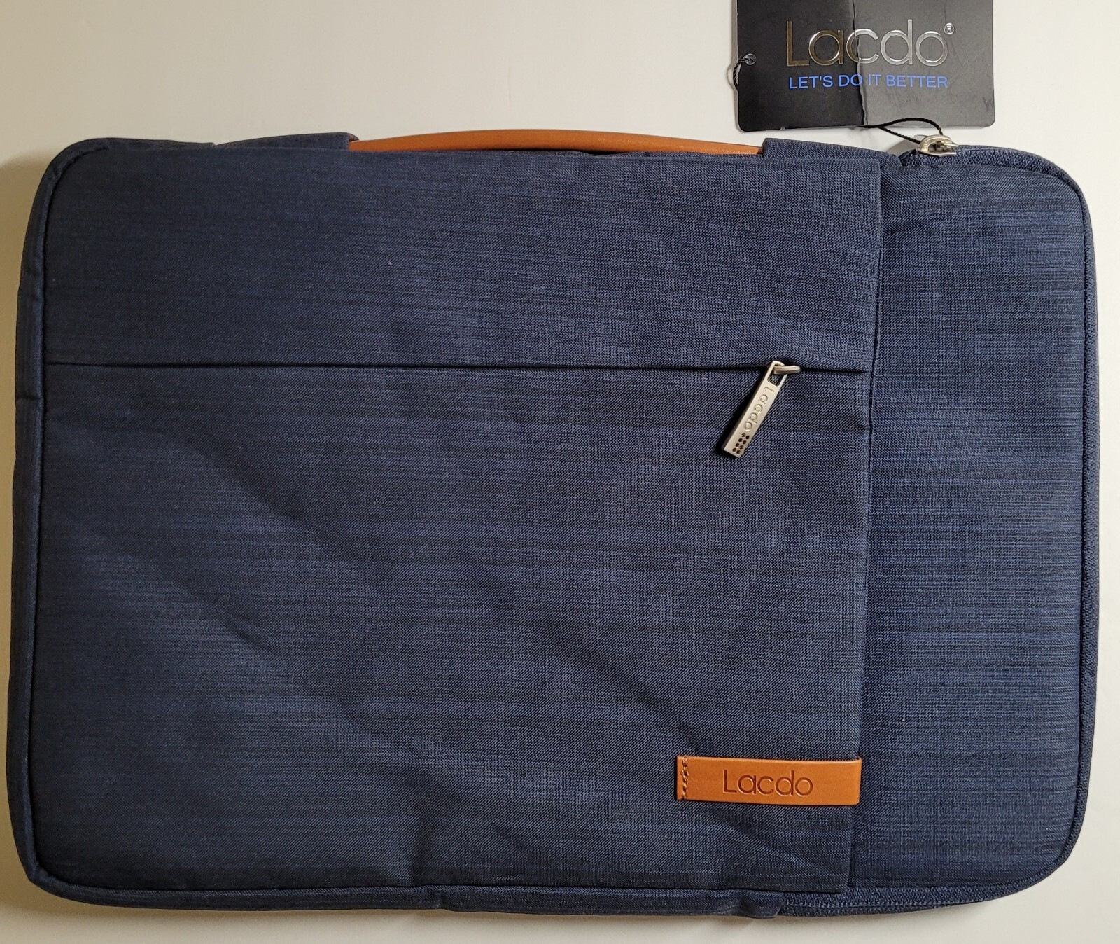 Lacdo Laptop Case Navy NWT