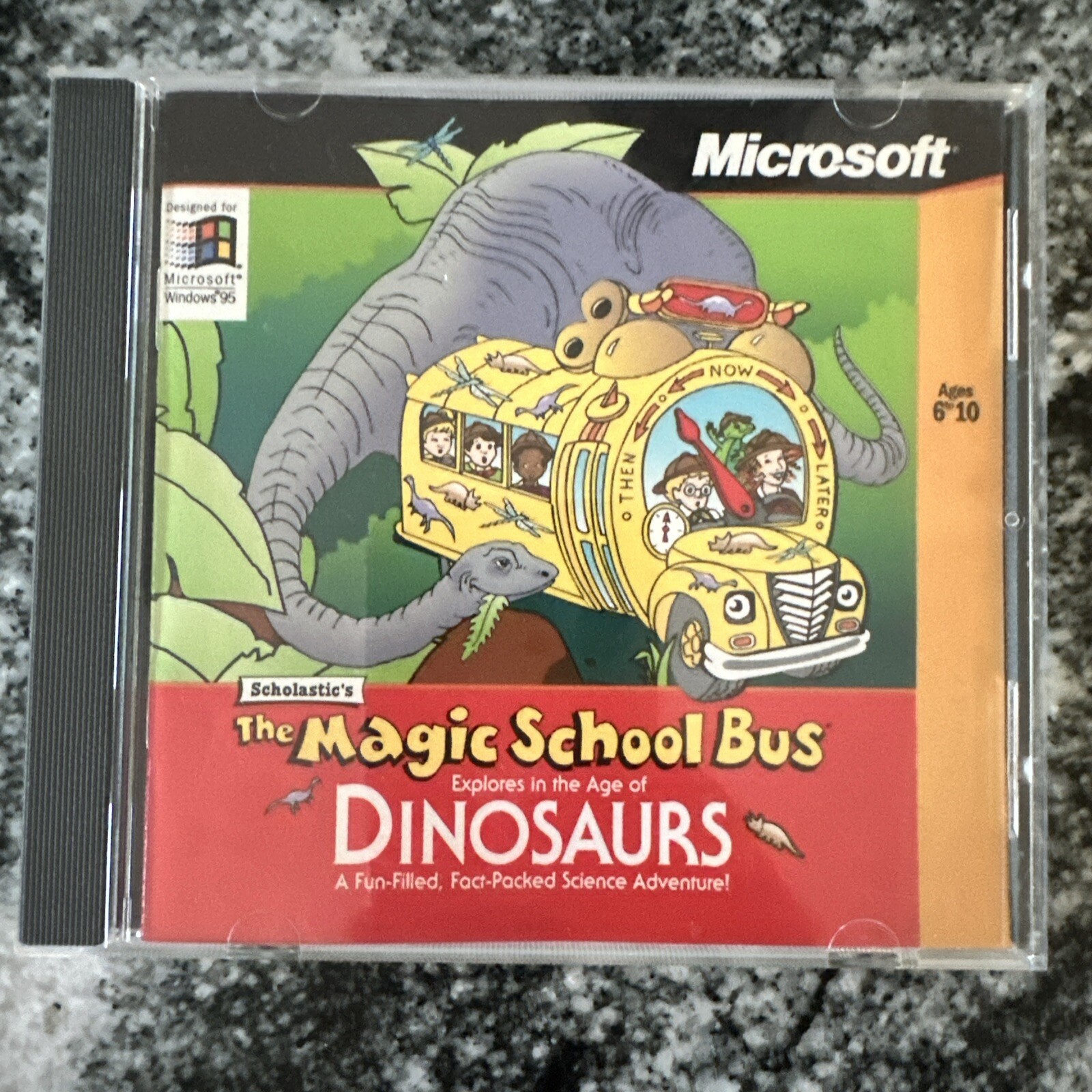 The Magic School Bus Explores In The Age of Dinosaurs 1997 SCIENCE PC Scholastic