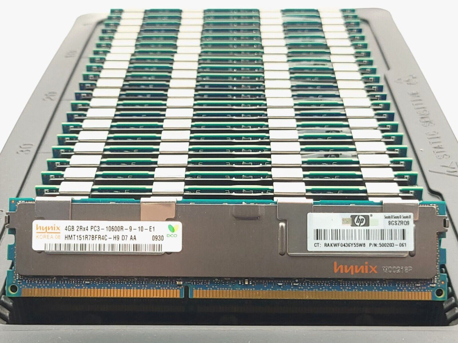 Hynix 16GB (4x 4GB) 2Rx4 PC3-10600R DDR3-1333 RDIMM Memory HMT151R7BFR4C-H9