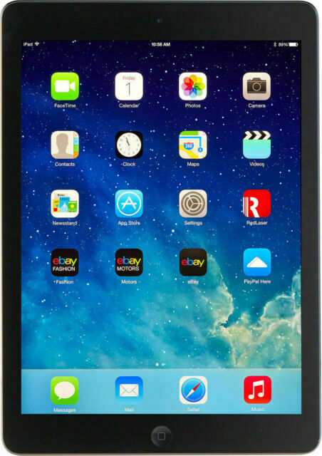 Apple iPad Air (1st Generation) A1474 16 GB, Wi-Fi + Cellular, 9.7 in Space Gray
