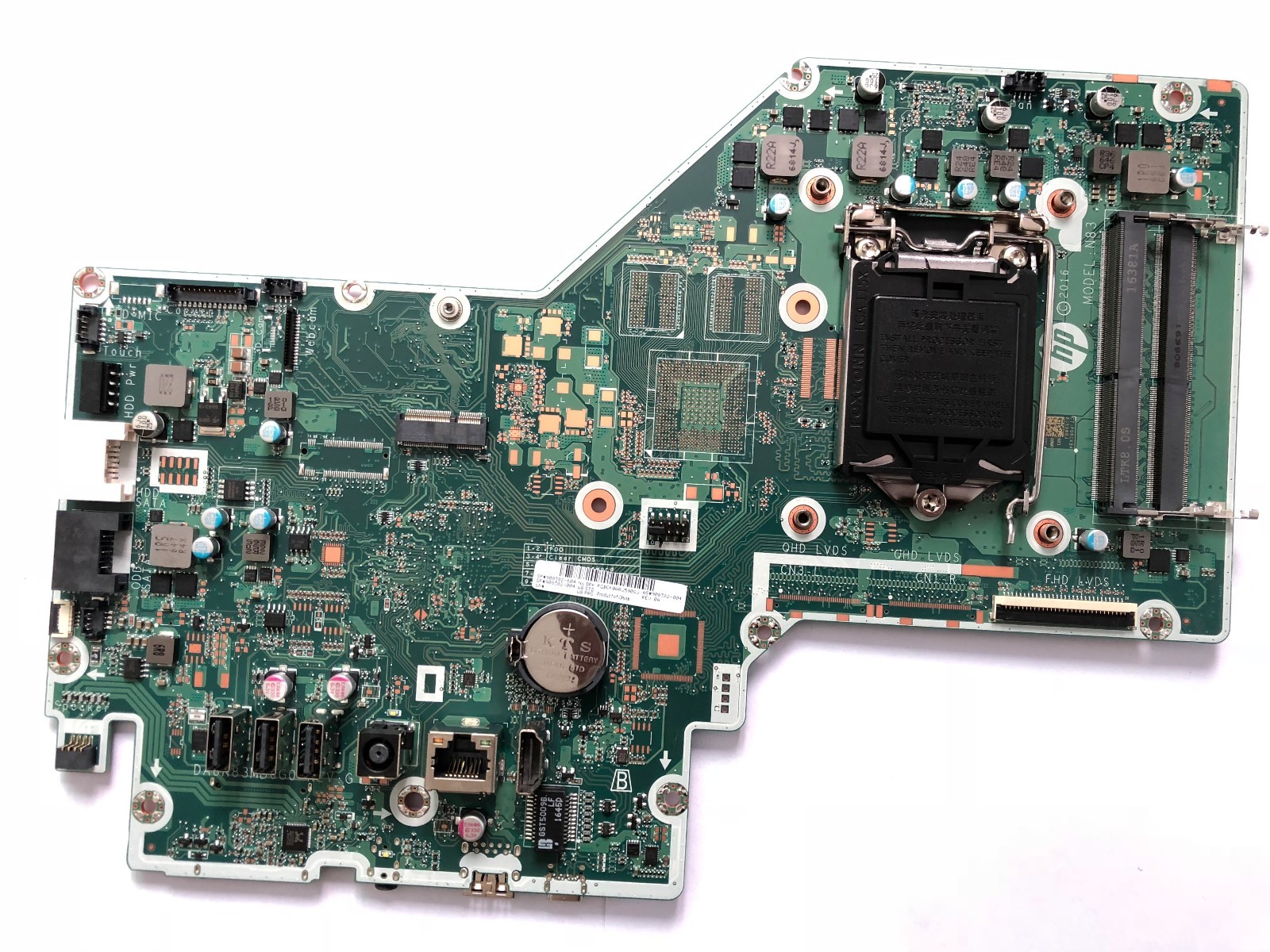 NEW HP 24-B016 Pavilion 908382-004 908382-604 DA0N83MB6G0 REV:G AIO Motherboard