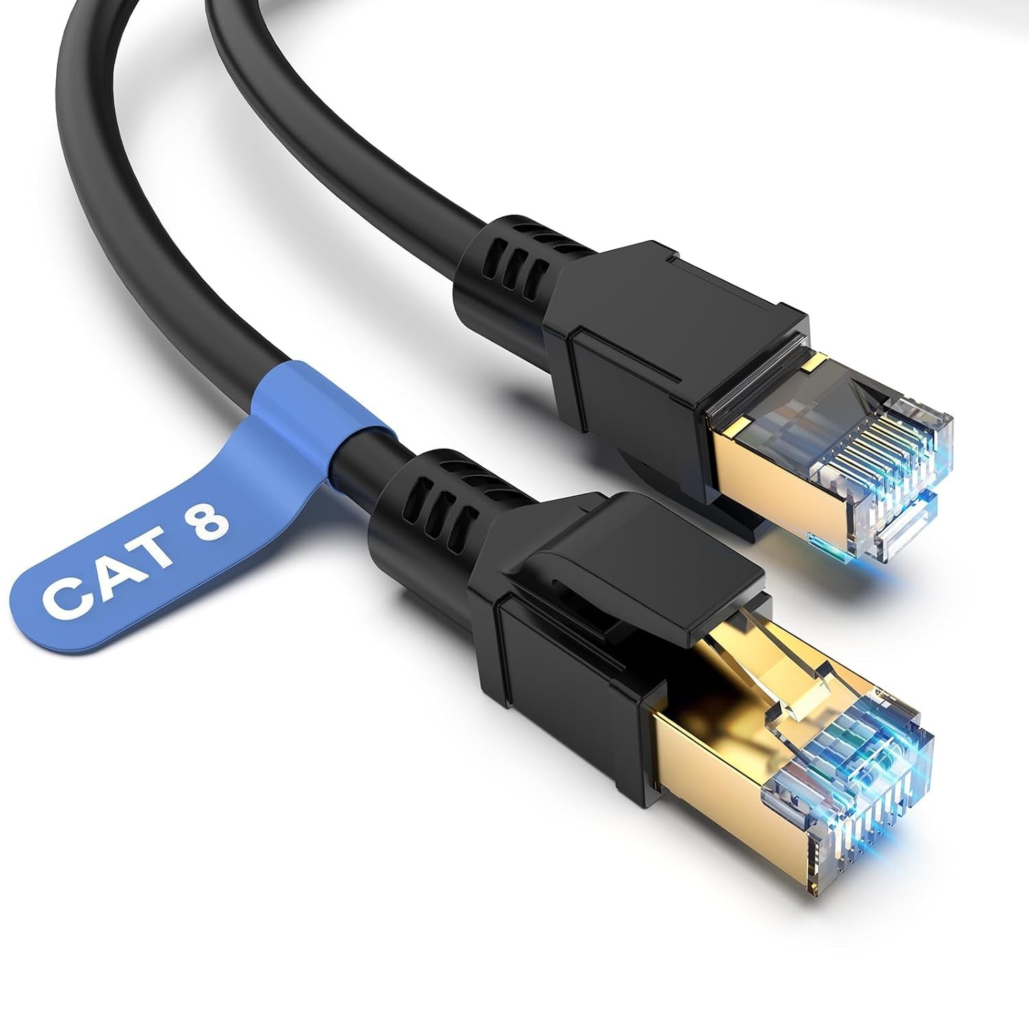 Heavy-Duty Cat 8 Ethernet Cable 6FT - Fast, Reliable for Indoor/Outdoor Use