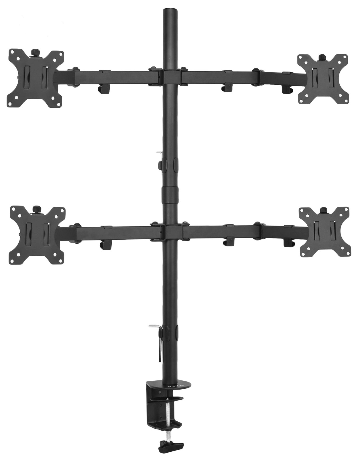 VIVO Quad 13 to 30 inch LCD Monitor Desk Mount, Fully Adjustable Stand with T...