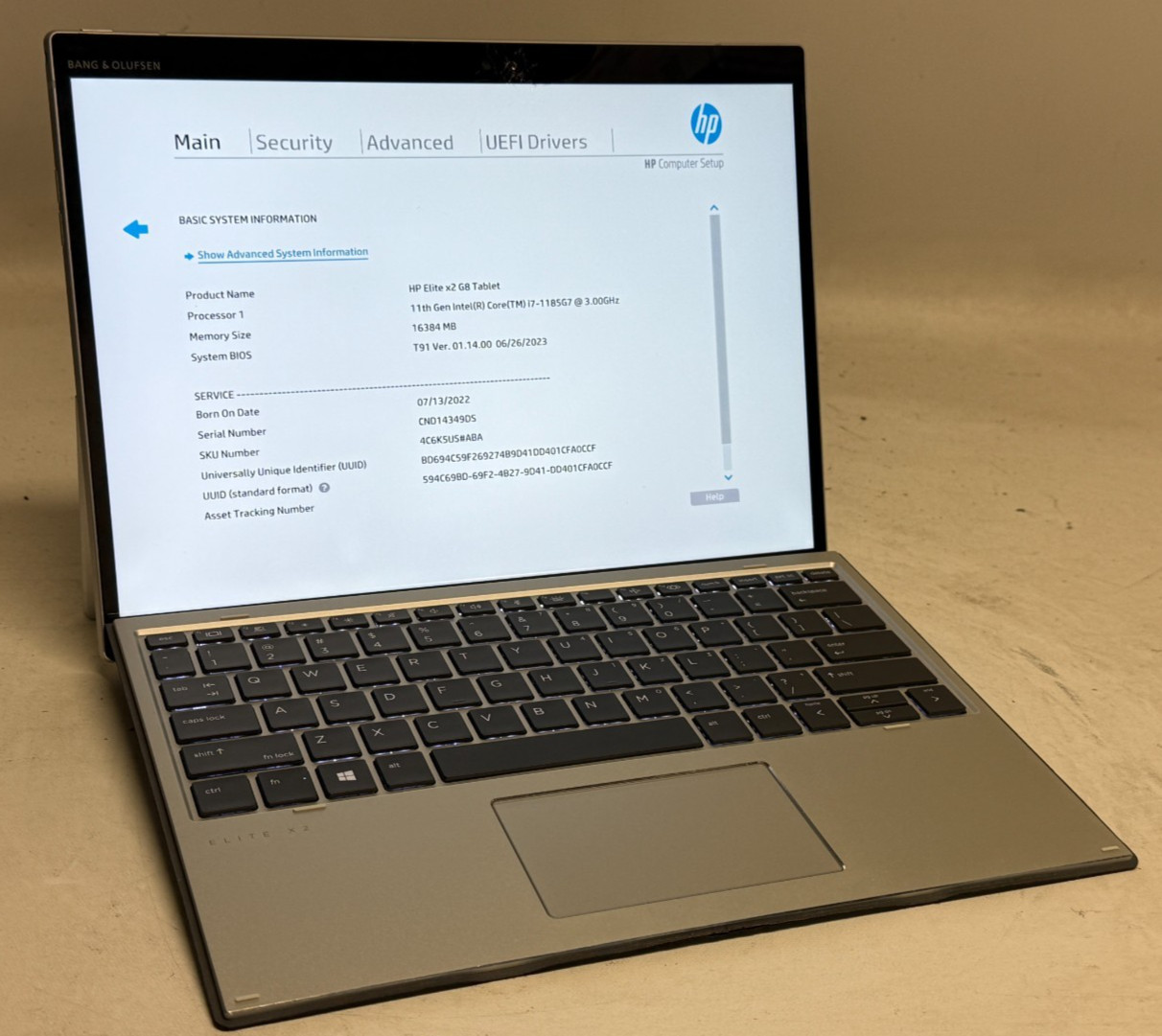 HP Elite x2 G8 2in1 13" (i7-1185G7 3.0GHz - 16GB RAM - 512GB SSD - Win11Home)*